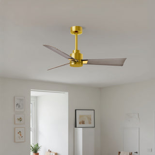 Alessandra 42" Ceiling Fan in Brushed Brass