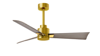 Matthews Fan Company - AK-BRBR-GA-42 - 42" Ceiling Fan - Alessandra - Brushed Brass