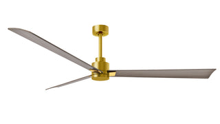 Matthews Fan Company - AK-BRBR-GA-72 - 72" Ceiling Fan - Alessandra - Brushed Brass