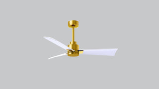 Alessandra 42" Ceiling Fan in Brushed Brass