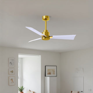 Alessandra 42" Ceiling Fan in Brushed Brass