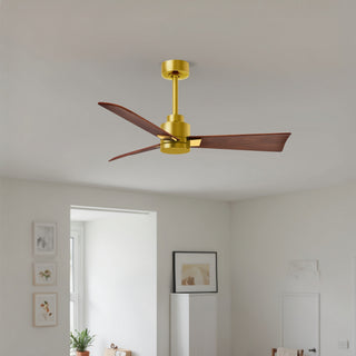 Alessandra 42" Ceiling Fan in Brushed Brass