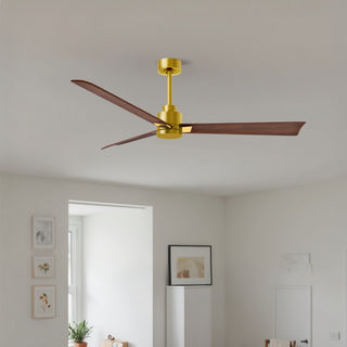 Alessandra 56" Ceiling Fan in Brushed Brass