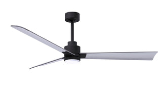 Matthews Fan Company - AKLK-BK-BN-56 - 56" Ceiling Fan - Alessandra - LK - Matte Black