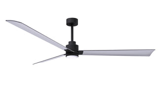 Matthews Fan Company - AKLK-BK-BN-72 - 72" Ceiling Fan - Alessandra - LK - Matte Black