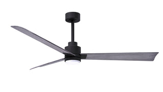 Matthews Fan Company - AKLK-BK-BW-56 - 56" Ceiling Fan - Alessandra - LK - Matte Black