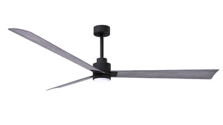 Matthews Fan Company - AKLK-BK-BW-72 - 72" Ceiling Fan - Alessandra - LK - Matte Black
