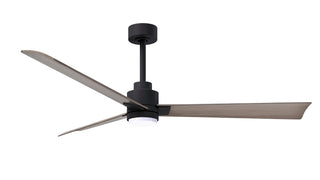 Matthews Fan Company - AKLK-BK-GA-56 - 56" Ceiling Fan - Alessandra - LK - Matte Black
