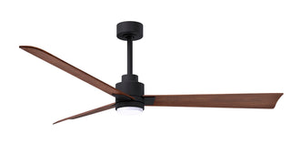 Matthews Fan Company - AKLK-BK-WN-56 - 56" Ceiling Fan - Alessandra - LK - Matte Black