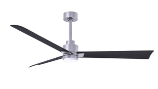 Matthews Fan Company - AKLK-BN-BK-56 - 56" Ceiling Fan - Alessandra - LK - Brushed Nickel