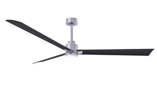 Matthews Fan Company - AKLK-BN-BK-72 - 72" Ceiling Fan - Alessandra - LK - Brushed Nickel