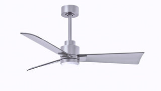 Matthews Fan Company - AKLK-BN-BN-42 - 42" Ceiling Fan - Alessandra - LK - Brushed Nickel