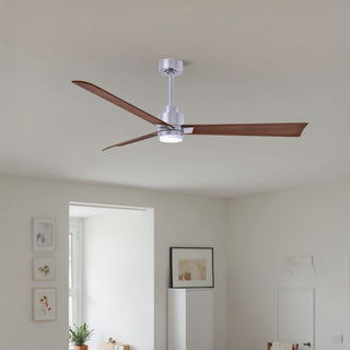 Alessandra - LK 56" Ceiling Fan in Brushed Nickel