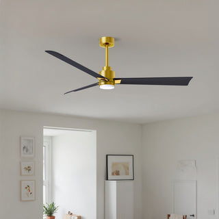 Alessandra - LK 56" Ceiling Fan in Brushed Brass
