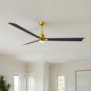 Alessandra - LK 72" Ceiling Fan in Brushed Brass