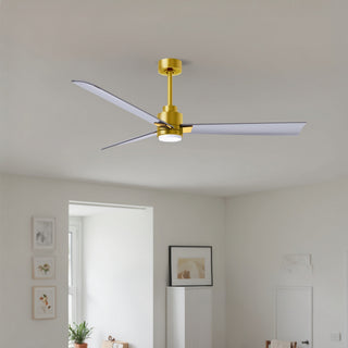 Alessandra - LK 56" Ceiling Fan in Brushed Brass