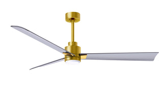 Matthews Fan Company - AKLK-BRBR-BN-56 - 56" Ceiling Fan - Alessandra - LK - Brushed Brass
