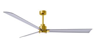 Matthews Fan Company - AKLK-BRBR-BN-72 - 72" Ceiling Fan - Alessandra - LK - Brushed Brass