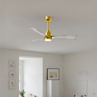 Alessandra - LK 42" Ceiling Fan in Brushed Brass