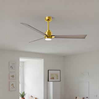 Alessandra - LK 56" Ceiling Fan in Brushed Brass
