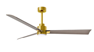 Matthews Fan Company - AKLK-BRBR-GA-56 - 56" Ceiling Fan - Alessandra - LK - Brushed Brass