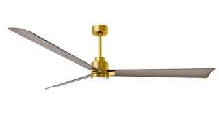 Matthews Fan Company - AKLK-BRBR-GA-72 - 72" Ceiling Fan - Alessandra - LK - Brushed Brass