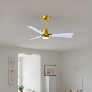 Alessandra - LK 42" Ceiling Fan in Brushed Brass