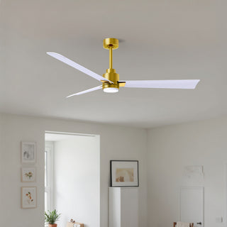 Alessandra - LK 56" Ceiling Fan in Brushed Brass