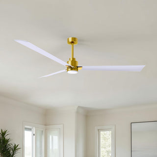 Alessandra - LK 72" Ceiling Fan in Brushed Brass