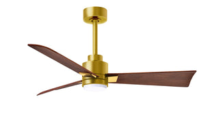 Matthews Fan Company - AKLK-BRBR-WN-42 - 42" Ceiling Fan - Alessandra - LK - Brushed Brass