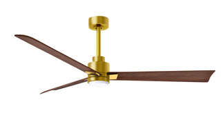 Matthews Fan Company - AKLK-BRBR-WN-56 - 56" Ceiling Fan - Alessandra - LK - Brushed Brass