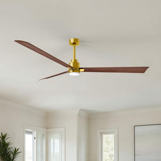 Alessandra - LK 72" Ceiling Fan in Brushed Brass