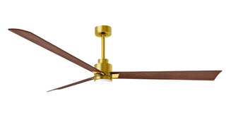 Matthews Fan Company - AKLK-BRBR-WN-72 - 72" Ceiling Fan - Alessandra - LK - Brushed Brass