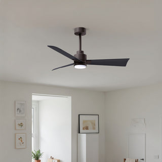 Alessandra - LK 42" Ceiling Fan in Textured Bronze