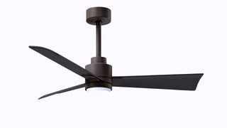 Matthews Fan Company - AKLK-TB-BK-42 - 42" Ceiling Fan - Alessandra - LK - Textured Bronze