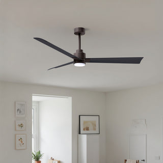 Alessandra - LK 56" Ceiling Fan in Textured Bronze