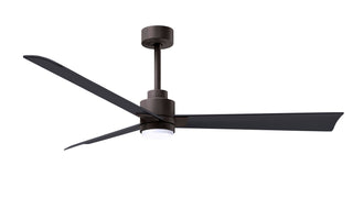 Matthews Fan Company - AKLK-TB-BK-56 - 56" Ceiling Fan - Alessandra - LK - Textured Bronze