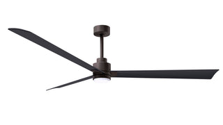 Matthews Fan Company - AKLK-TB-BK-72 - 72" Ceiling Fan - Alessandra - LK - Textured Bronze