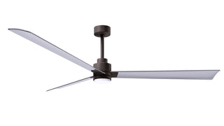 Matthews Fan Company - AKLK-TB-BN-72 - 72" Ceiling Fan - Alessandra - LK - Textured Bronze