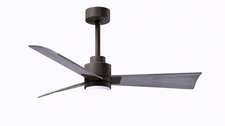 Matthews Fan Company - AKLK-TB-BW-42 - 42" Ceiling Fan - Alessandra - LK - Textured Bronze