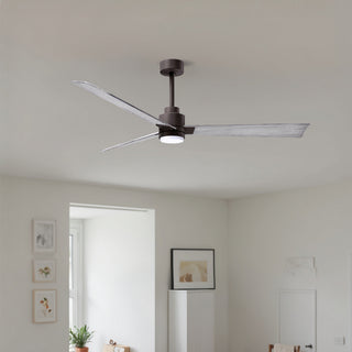Alessandra - LK 56" Ceiling Fan in Textured Bronze