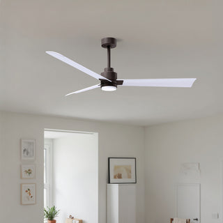 Alessandra - LK 56" Ceiling Fan in Textured Bronze