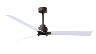 Matthews Fan Company - AKLK-TB-MWH-56 - 56" Ceiling Fan - Alessandra - LK - Textured Bronze