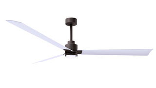 Matthews Fan Company - AKLK-TB-MWH-72 - 72" Ceiling Fan - Alessandra - LK - Textured Bronze