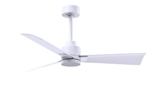 Matthews Fan Company - AK-MWH-MWH-42 - 42" Ceiling Fan - Alessandra - Matte White