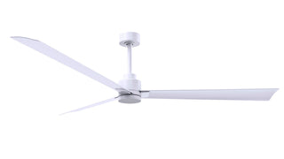 Matthews Fan Company - AK-MWH-MWH-72 - 72" Ceiling Fan - Alessandra - Matte White