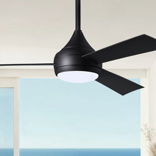 Donaire 52" Ceiling Fan in Matte Black