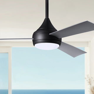 Donaire 52" Ceiling Fan in Matte Black