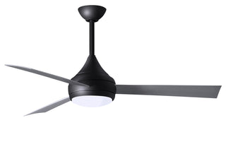 Matthews Fan Company - DA-BK-BS - 52" Ceiling Fan - Donaire - Matte Black