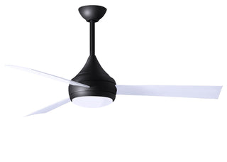 Matthews Fan Company - DA-BK-WH - 52" Ceiling Fan - Donaire - Matte Black